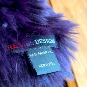 Luxurious genuine Rabbit fur capelet